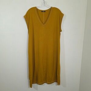 Zara | Dresses | Womens Zara Gold Velvet Pleated Dress In Size S | Poshmark